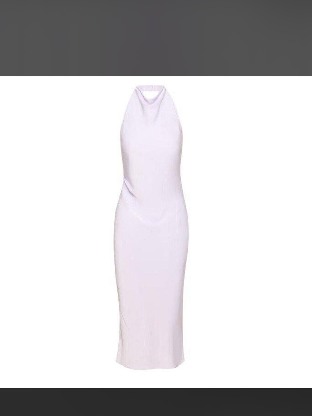NWT Aritzia Babaton Audience Satin Maxi Halter Dress Lavender 6